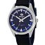 Reloj Marea Hombre Esfera Azul y Brazalete Combinado de Caucho Azul y Nylon Negro